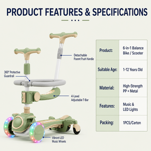 Patinete de alta calidad a bajo precio para niños de 1 a 12 años, niños y niñas, tobogán de Pedal para bebés - Product Image 4