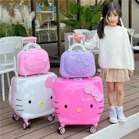 3d Kids Suitcase Car Travel Luggage On Wheels Children Cartoon