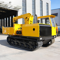 Meilleures ventes CE 8 tonnes Mini dumper sur chenilles pour chantier de construction, travaux de boue et de béton, à vendre