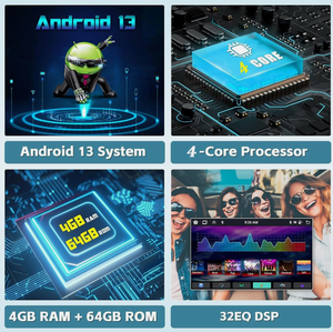 10.1 "IPS màn hình cho 2002-2006 Toyota Camry 2 gam + 32GB android13 Carplay xe Stereo đài phát thanh GPS Wifi không dây Apple <span class=keywords><strong>Android</strong></span> Máy nghe nhạc - Product Image 5