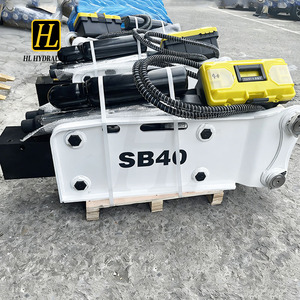 Équipement de démolition de fondations de type supérieur SB40, marteau hydraulique brise-roche pour excavatrices de 4 à 7 tonnes HX55A R55 - Product Image 1