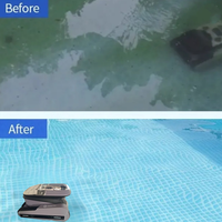 Robot de nettoyage de piscine 2025, robot de piscine intelligent sans fil, nettoyeur automatique pour piscine à poissons