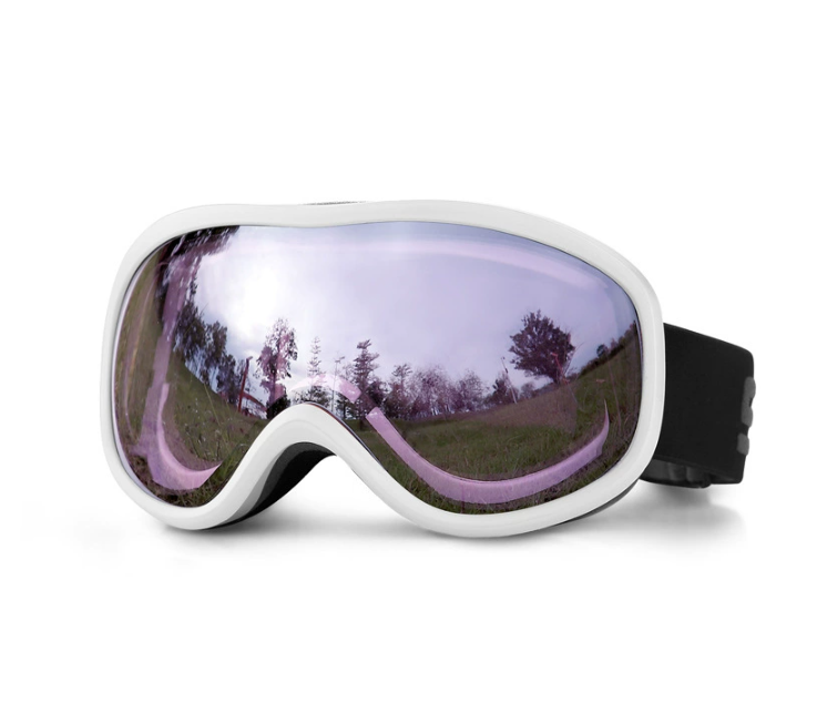 Sand white purple plated with light mercury ( with color box)