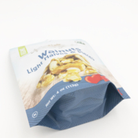 Sac d'emballage en plastique de noix de coco personnalisé pour les fruits secs, la mangue, les Chips, les bananes, les collations, sac en Mylar alimentaire argenté avec fermeture éclair