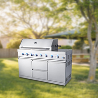 Meubles de cuisine Armoires modulaires Ensembles complets Mobile Home Outdoor Bbq Cuisine