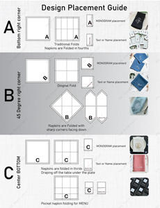 ผ้าเช็ดปากผ้าลินินสวยงามสำหรับรับประทานอาหารค่ำที่หรูหราลวดลายดอกไม้ปักลายดอกไม้สำหรับบ้านใน100% - Product Image 6