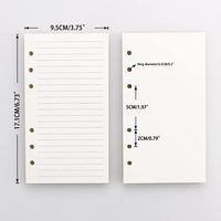 Carnet de notes en cuir rechargeable, carnet avec poches, carnet à anneaux 6 trous avec porte-stylo, personnalisable