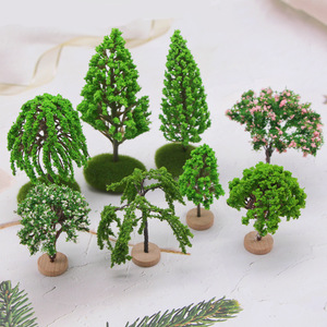 Mini mô phỏng cảnh quan nhựa xây dựng mô hình cây ob11 microlandscape cảnh vật liệu sản xuất Nhà búp bê phụ kiện thủ công - Product Image 1