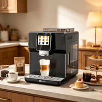 Machine à café entièrement automatique Anbolife Factory 19 bars avec pompe italienne, écran tactile complet, du grain à la tasse, sélection de 4 langues, OEM