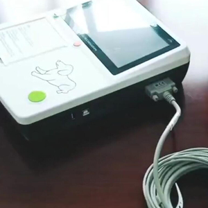 6032 mặt trời bác sĩ thú y y tế điện tâm đồ 3 kênh 12 chì xách tay <span class=keywords><strong>ECG</strong></span> ekg cardiograph cho động vật - Product Image 4