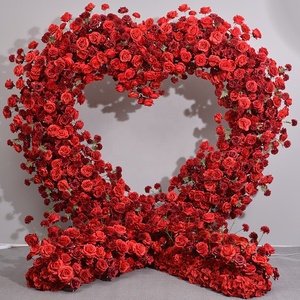 Arco <span class=keywords><strong>de</strong></span> Corazón Artificial L304 <span class=keywords><strong>para</strong></span> Decoración <span class=keywords><strong>de</strong></span> Escenarios, Arreglo 5D con Rosas <span class=keywords><strong>para</strong></span> Propuesta <span class=keywords><strong>de</strong></span> Matrimonio y Decoración <span class=keywords><strong>de</strong></span> Bodas - Product Image 5