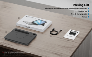 Trường hợp bàn phím cho ipad hiệu suất cao trường hợp cho ipad 360 ° xoay từ chất lượng cao Tablet bao gồm & trường hợp sản phẩm mới - Product Image 6