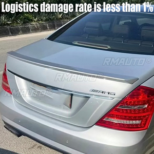 สปอยเลอร์หลังคาท้ายรถยนต์ทรง Ducktail สำหรับ Mercedes Benz S Class S320 S400 S420 S450 S600 W221 อุปกรณ์ตกแต่งภายนอก - Product Image 2