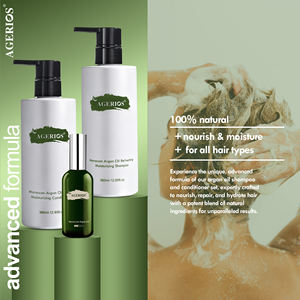 Shampooing et après-shampooing hydratants à l'huile d'argan en marque blanche, soin capillaire clarifiant en vrac pour <span class=keywords><strong>cheveux</strong></span> <span class=keywords><strong>gras</strong></span> et bouclés - Product Image 1