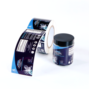 Tùy chỉnh tự dính sức khỏe dinh dưỡng chai in ấn nhãn Cmyk cảm ứng mềm mại in ấn nhãn cho chai - Product Image 6