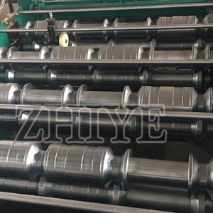 Machine de formage de rouleaux de tuiles métalliques à <span class=keywords><strong>prix</strong></span> d'usine, machine de fabrication de tôles de toiture <span class=keywords><strong>IBR</strong></span> en zinc - Product Image 5