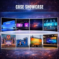 Layar LED Sewa Warna Penuh Indoor P1.9 P2.6 P2.9 P3.9 500x500 500x1000mm Refresh Rate Tinggi untuk Kustomisasi Aula Pameran