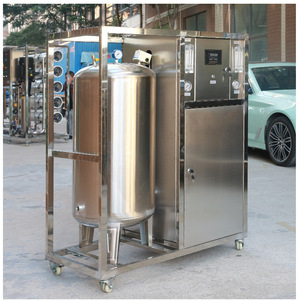 Système de filtration d'eau par osmose inverse 500 GPD en acier inoxydable portable avec arrêt automatique et surveillance TDS - Product Image 1