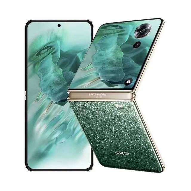 Honor Magic V Flip 5G Android Smartphone Deca Core 8 Gen Processor OLED 120Hz Display 100W Quick Charge Foldable Screen