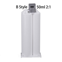 Zhenju 50ML 2:1 B Style PP/PE Colle AB en cartouche à double seringue, emballage personnalisé, certifié ISO GS