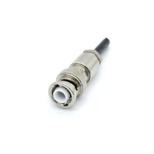 BNC Male Type To BNC Male To F Female Jack TV Coax Connector