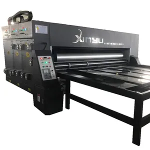 XY-C 2400mm 3 color water ink printing slotting die-cutting machine