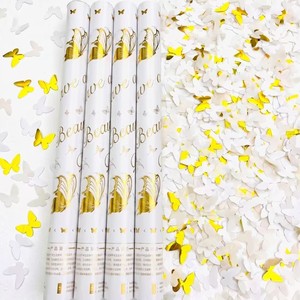 Vente en gros de confettis papillon en 5 couleurs, canons à confettis en forme de papillon à manivelle pour les fournitures de fête - Product Image 4