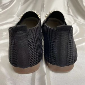 Mocassins légers en maille pour femme, chaussures plates en tissu, mocassins pour femme à bout carré, personnalisation du logo - Product Image 6