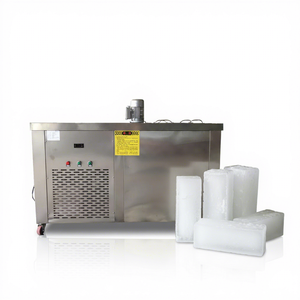 Máquina de Hielo de 1 kg y Máquina de Hielo Transparente con Cubitos de Hielo Cuadrados Comerciales para Pescado en Jordania - Product Image 1