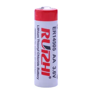 Ruizhi Factory Großhandels preise für Lithium batterien ER14505 3.6V 2700mAh LiSoCI2 AA Saft batterie
