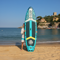 Planche de surf gonflable ESUP Premium de petite taille 11'x33"x6" en PVC Drop Stitch avec pompe et sac - Convient aux débutants - Lacs et rivières