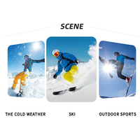 Chaussettes de sports d'hiver personnalisées Chaussettes de ski et de snowboard antibactériennes pour le trekking