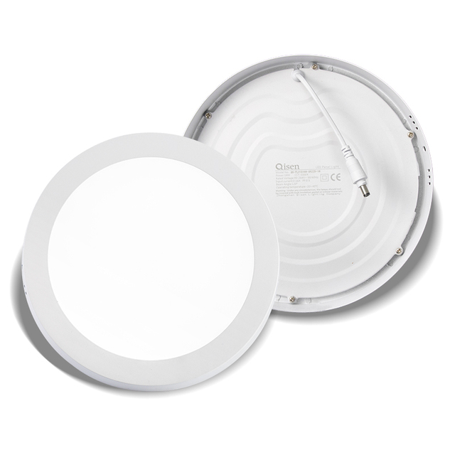 Modern Style 12W 18W 24W Slim LED Panel Light Square Round Ceiling Mounted Commercial Lighting for Indoor Use