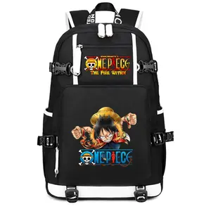 DL6374 tas satu potong Anime populer ransel 16 inci poliester untuk Laptop tas sekolah anak-anak