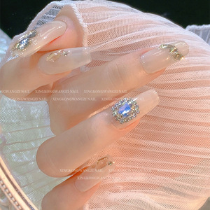 AB DIY Strass fantaisie de luxe en forme de cœur à sertir, avec chaîne en verre et griffes, pour accessoires vestimentaires et pierres précieuses - Product Image 4
