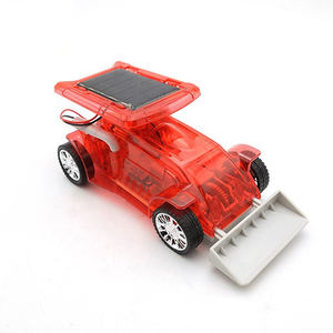 Hete Aanbieding Zonne-aangedreven Speelgoed DIY Wetenschap Techniek Truck Kit Transparante Kunststof Bulldozer Speelgoed - Product Image 3