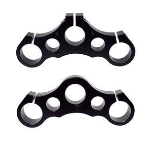 Abrazadera triple de horquilla DH de doble hombro para motocicleta OEM ODM, abrazaderas triples de aleación de aluminio de 32mm para motocicleta - Product Image 5