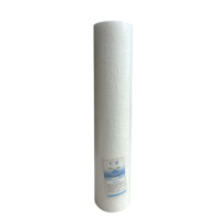 Filtre à sédiments fondus de 5 microns, 20 pouces, 10 pouces, 40 pouces, système de traitement de l'eau, cartouche filtrante en PP