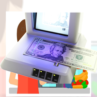 Smartertop Détecteur de billets contrefaits IR simultané à quatre fonctions UV/WM/IR/MG pour billets en plastique