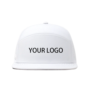 Gorras de béisbol de la mejor calidad, gorros deportivos de poliéster 100%, color blanco - Product Image 4