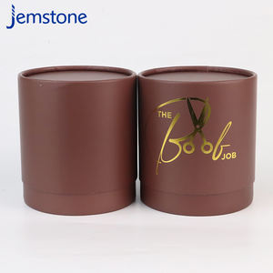 Vente chaude Personnalisé Kraft Artisanat Cylindre Papier Tube Couvercle D'emballage Divers Boîte De Papier Recyclable Vanishing Impression Manipulation - Product Image 5
