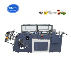 High speed 800 single tunnel Automatic Kraft Carton Paper Box Making Forming Erecting Machine