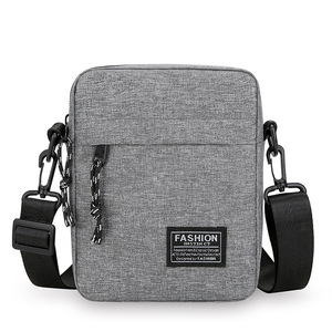 Bolso Bandolera de Lona Oxford Ligero e Impermeable para Hombre, Moderno, con Múltiples Compartimentos, Pequeño, Cuadrado, con Cierre, Versátil, para Compras - Product Image 2