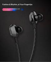 Écouteurs intra-auriculaires filaires, interface 3,5 mm, pilote dynamique, son HIFI, contrôle du son, audio HD, cordon de 1,2 m pour iPhone, pour ordinateur, universel