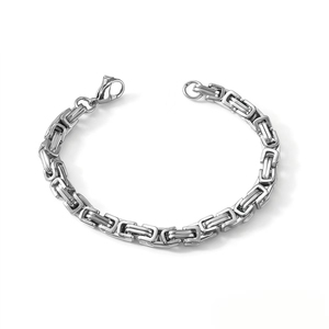 Hot Selling Personalized Simple Stainless Steel Geometric Chain <b>Bracelet</b> Hiphop Punk Fashion Unisex's <b>Bracelet</b> Wholesale Jewelry - Product Image 5