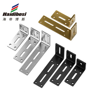 Soporte de Ángulo Ajustable de Acero Inoxidable Haidibosi, Soporte de Repisa en Forma de L, Herraje de Montaje para Gabinetes de Pared - Product Image 1