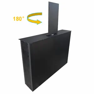 Cama TV Giratória 180 Graus Automático TV Elevador Mecanismo Gabinete escondido dentro do armário atrás da cama Motorizado Para 32-70 Inch TV