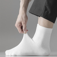 Chaussettes en coton classiques et décontractées pour hommes, vente en gros, logo personnalisé, respirantes, design professionnel, longueur mi-mollet
