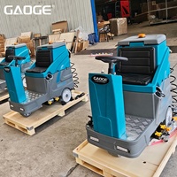 Mesin Penggosok Lantai Otomatis GAOGE X68 dengan Sikat Magnetik, Sensor Kursi Pengaman, Bersertifikasi CE, Grosir Pabrik untuk Rumah Sakit dan Sekolah
