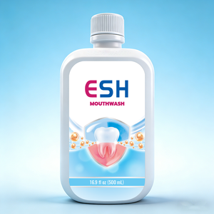 ESH 500ml Enxaguante Bucal Anti-Biofilme para Limpeza Dental, Úlceras Orais, Gengivite, Helicobacter Pylori e Doenças Gengivais - Product Image 1